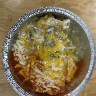 Smothered Breakfast Burrito