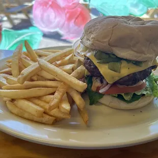 Green Chile Chez Burger