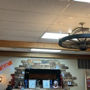 Inside the cafe