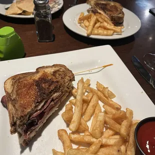 Ruben, with very good french fries