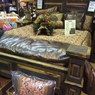 Big rustic farmhouse beds..