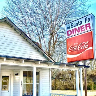 the front of the restaurant