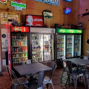 the interior of the restaurant