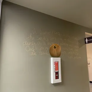 a clock on the wall