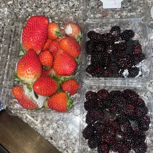 Molded fruits after two days of buying