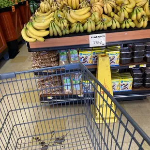 Fresh fruits and vegetables.