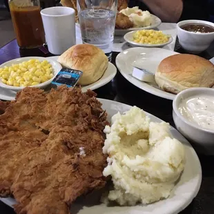 Chicken Fried Steak meal, Friday special!