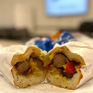 Italian Sausage , Peppers , Onion