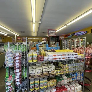 the inside of a grocery store