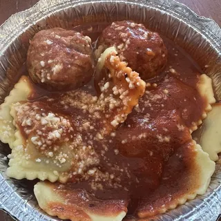 Ravioli and Meatballs