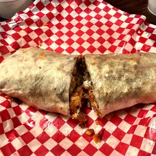 Chicken burrito. It was fantastic!