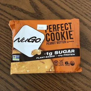 Hmm...I like the 10:1 protein to sugar ratio but these cookies are a bit hard to swallow and not smooth.  (3 stars)