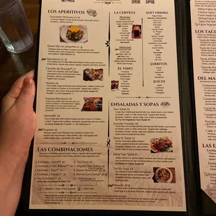 New menu