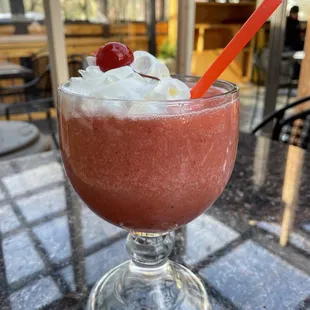  a frozen drink