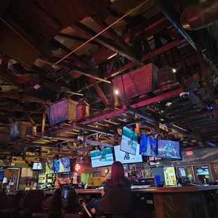 Mining Cars Above the Bar