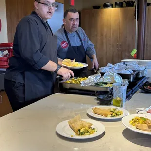 Plating it up