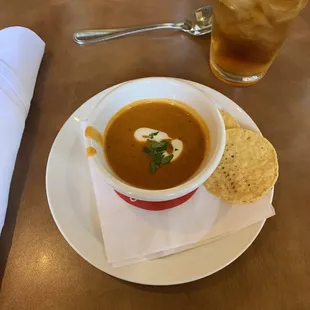 smooth and silky tortilla soup
