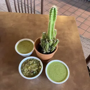 The sauces!