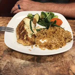 a plate of food