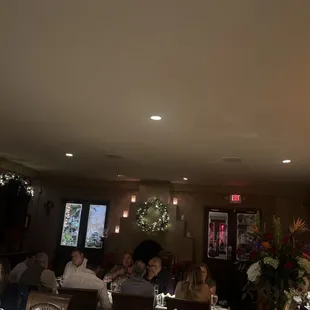 the dining area