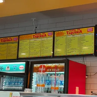Tried to get a menu photo, oh its so small font!!