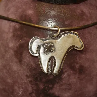 A Southwest Pony pendant by Lexi Erickson.