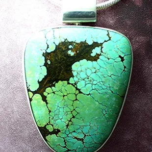 Turquoise pendant by Starborn Creations.  We just sold this piece!