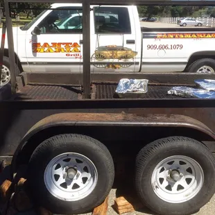 Their mobile grille &amp; truck. Caterers &amp; mobile BBQ. Based in Chino Hills.