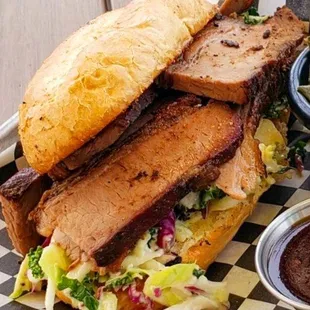 Santa Maria BBQ Brisket Sandwich