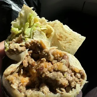 Santa burrito carne asada