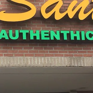 I would have given them 5 stars for my lunch if not for this word. There is nothing authentic here. It's Tex-Mex.