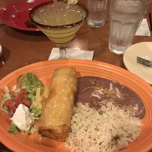 Seafood Chimichanga
