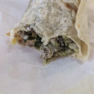 Carnitas yummy burrito