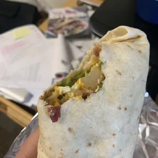 Green Chile breakfast burrito