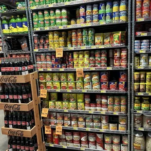 Some canned goods