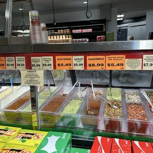 More salsas, pico de gallo, ceviches and other delicatessens.