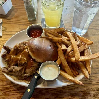 Mr. P's Pulled Pork Sandwich