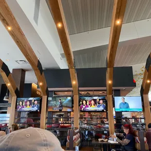 the interior of santan brewing