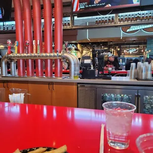 View from the bar