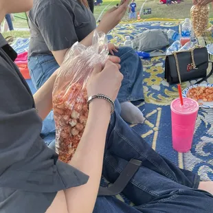 Caramel &amp; Spicy Kettle corn!