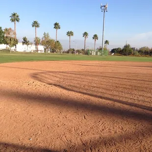 Beautiful day outside at Santana park