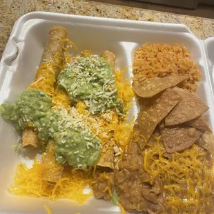 Rolled Taco Combo