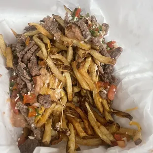 Old soggy French fries