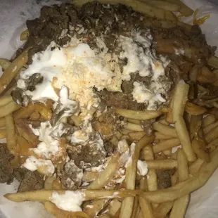 To go carne asada fries