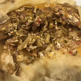 Not so buenos Dias burrito. Repulsive vasura