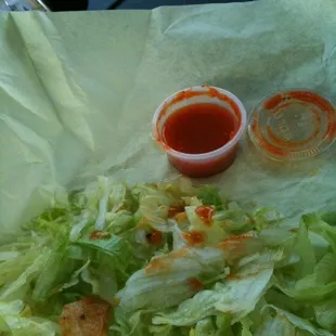 It was a chicken taco