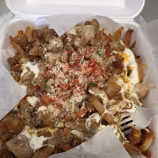 Pollo Asada fries are DELICIOUS!