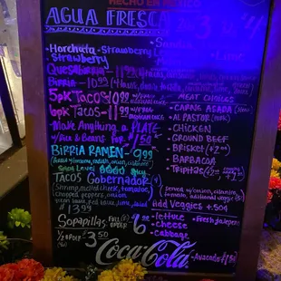 MELON Aguas Fresca was mucho delicioso.