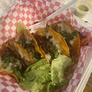 $14 for TINY 2-Bite tacos at a walk up? less vibe than a food truck type place??  Not coming back, sorry they suck