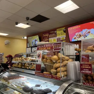 a variety of baked goods